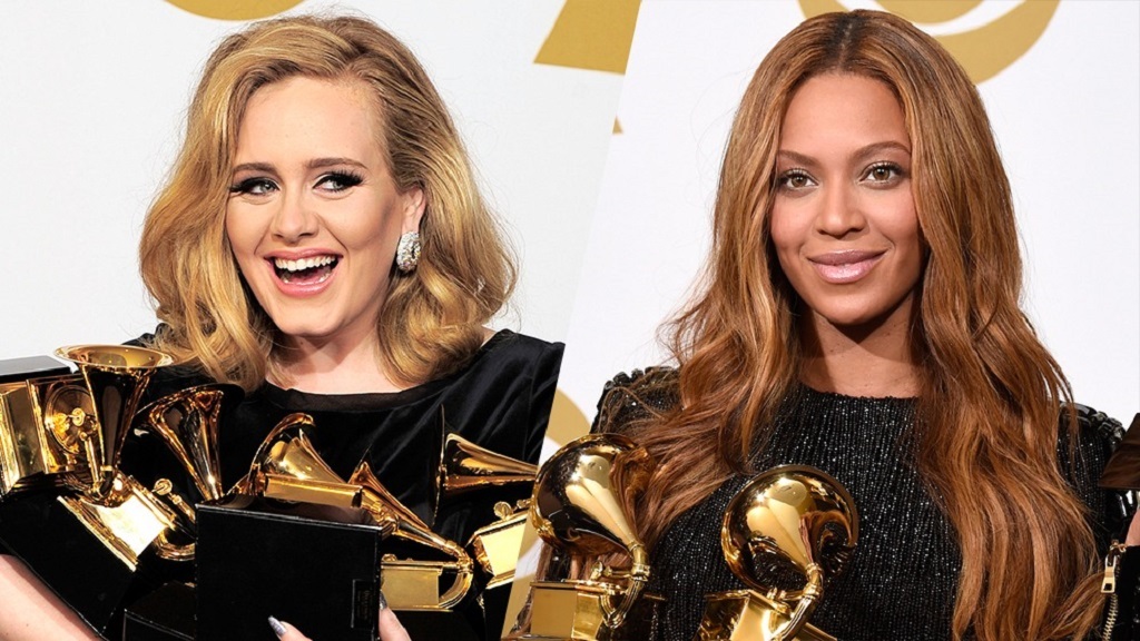 How Does Adele's Grammy Success Compare to Beyoncé's